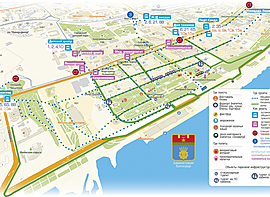 Опубликована инфраструктурная карта фестиваля #ТриЧетыре